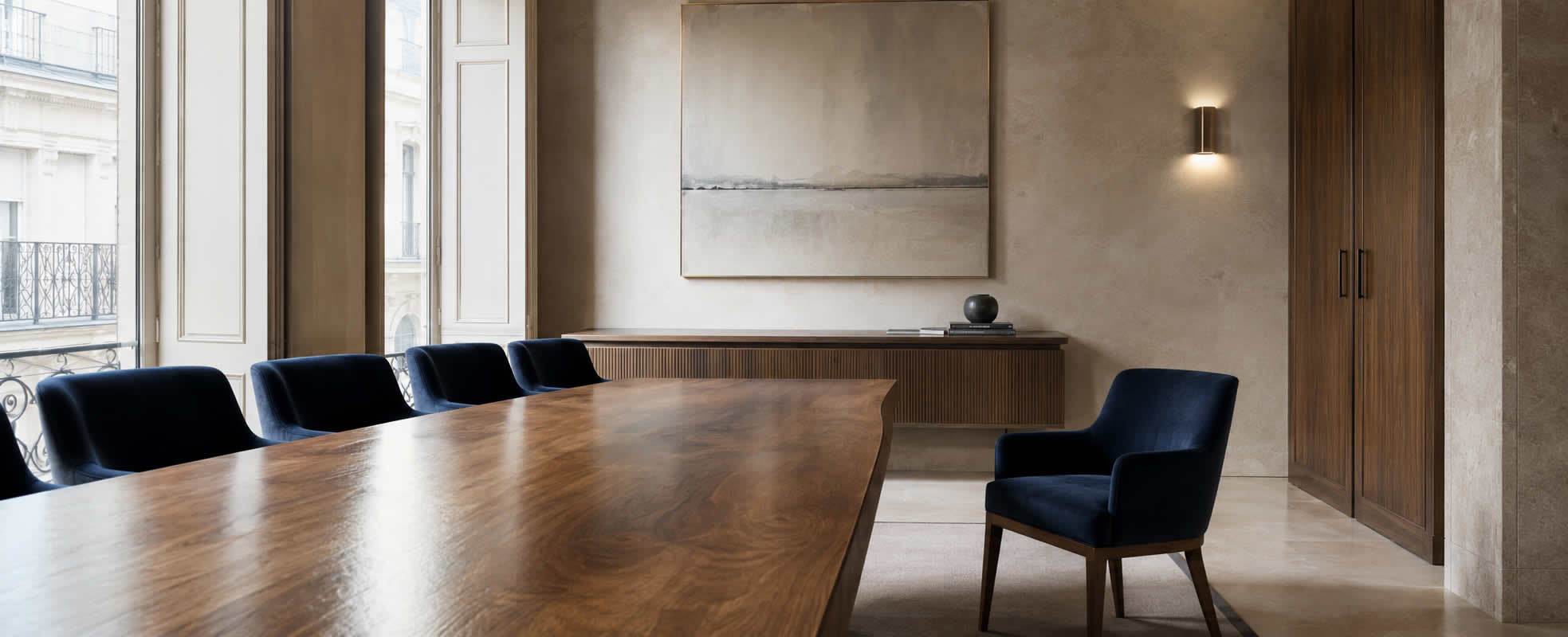 Private executive meeting room